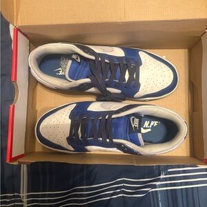 Nike Blue and White Classic Sneakers